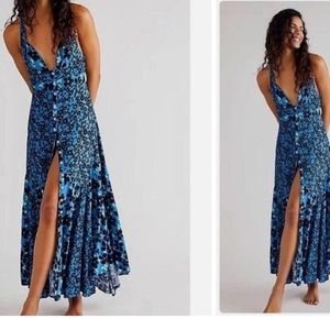 Brand new free people blue maxi dress
